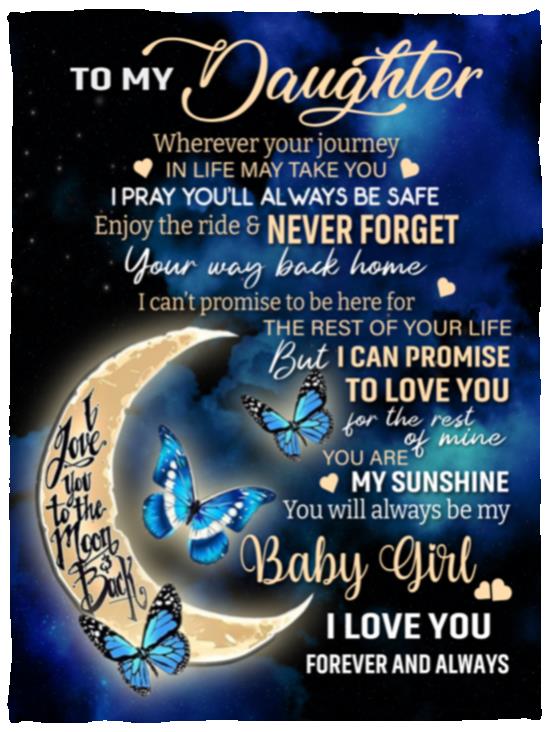 Daughter Blanket | From Mom/Dad