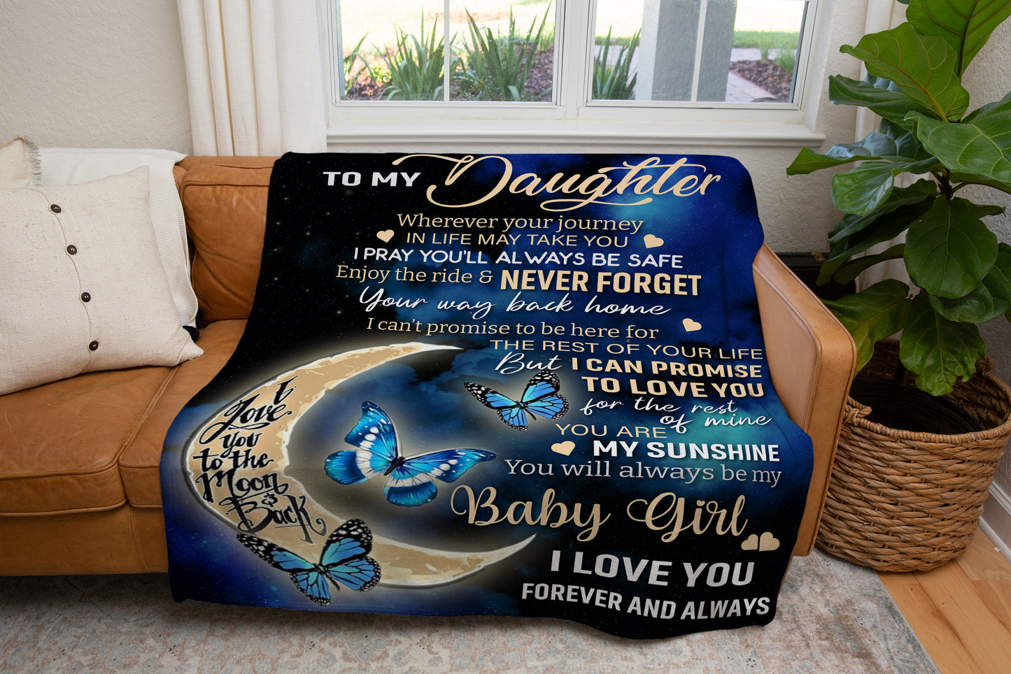 Daughter Blanket | From Mom/Dad