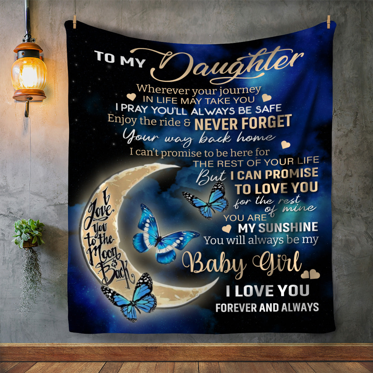 Daughter Blanket | From Mom/Dad