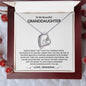 To My Beautiful Granddaughter | Love Grandma | Forever Love Necklace