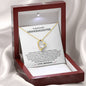 To My Beautiful Granddaughter | Love Grandma | Forever Love Necklace