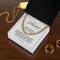 To My Husband | Cuban Link Chain For Him | Birthday, Christmas, Anniversary, Valentine's Day Gift