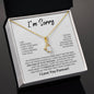 Apology Gift For Her - I Take Full Responsibility - Alluring Beauty Necklace