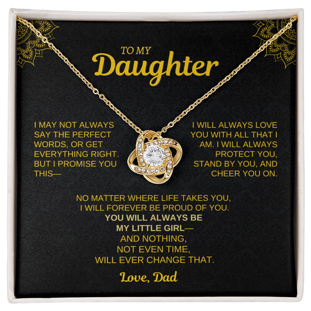 To My Daughter – Forever Love Necklace from Dad