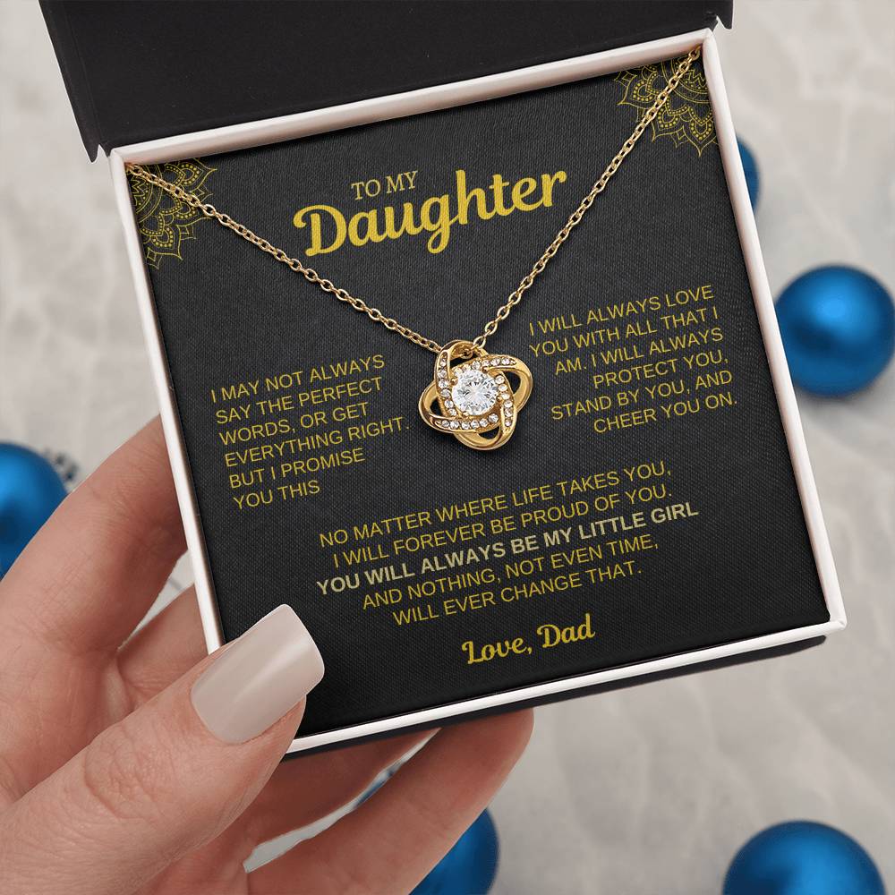 To My Daughter – Forever Love Necklace from Dad