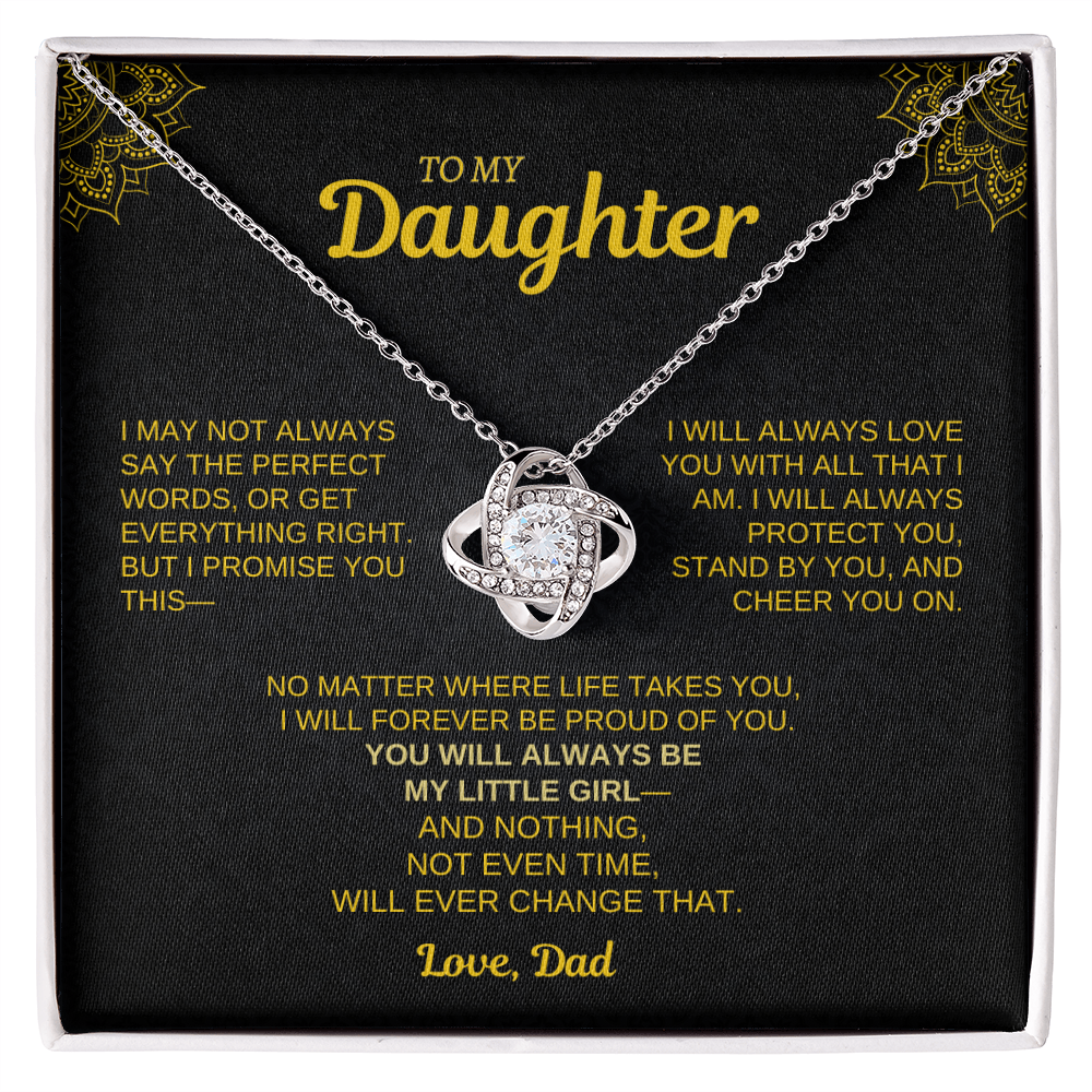 To My Daughter – Forever Love Necklace from Dad