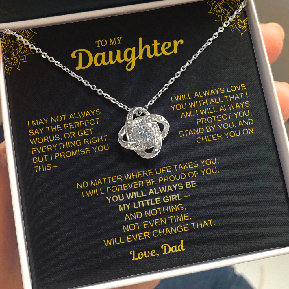 To My Daughter – Forever Love Necklace from Dad