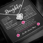 To My Daughter | Love Knot Necklace | Gift From Mom