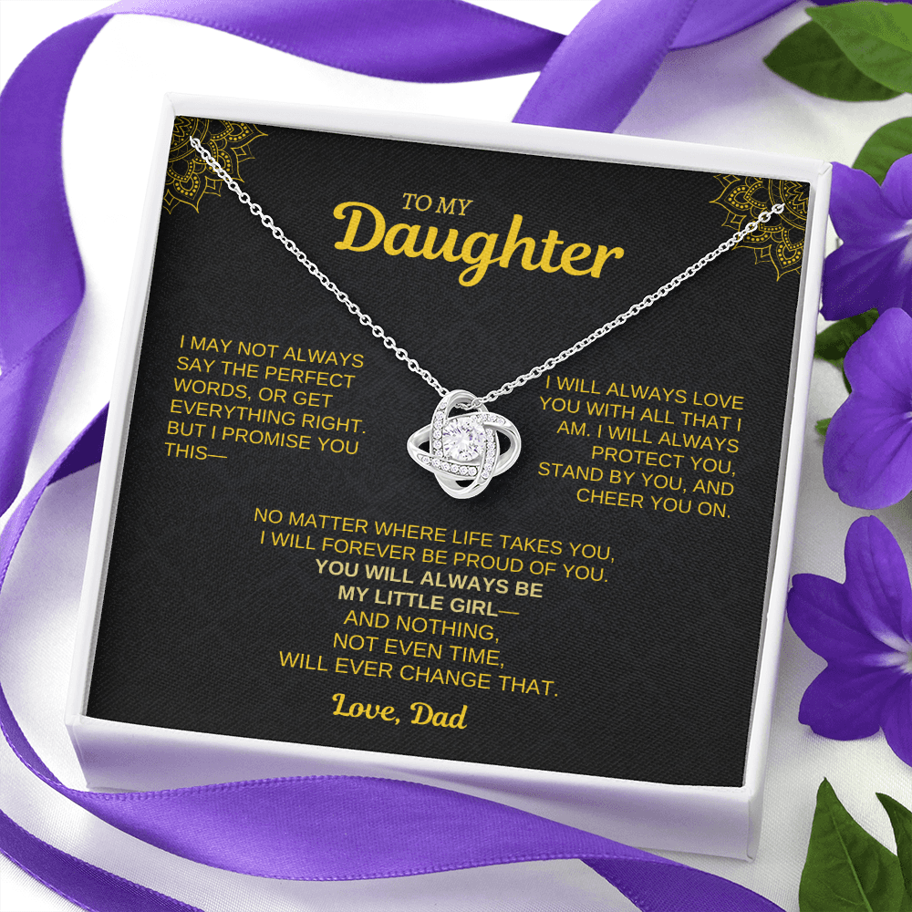 To My Daughter – Forever Love Necklace from Dad
