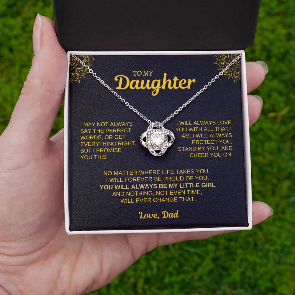 To My Daughter – Forever Love Necklace from Dad