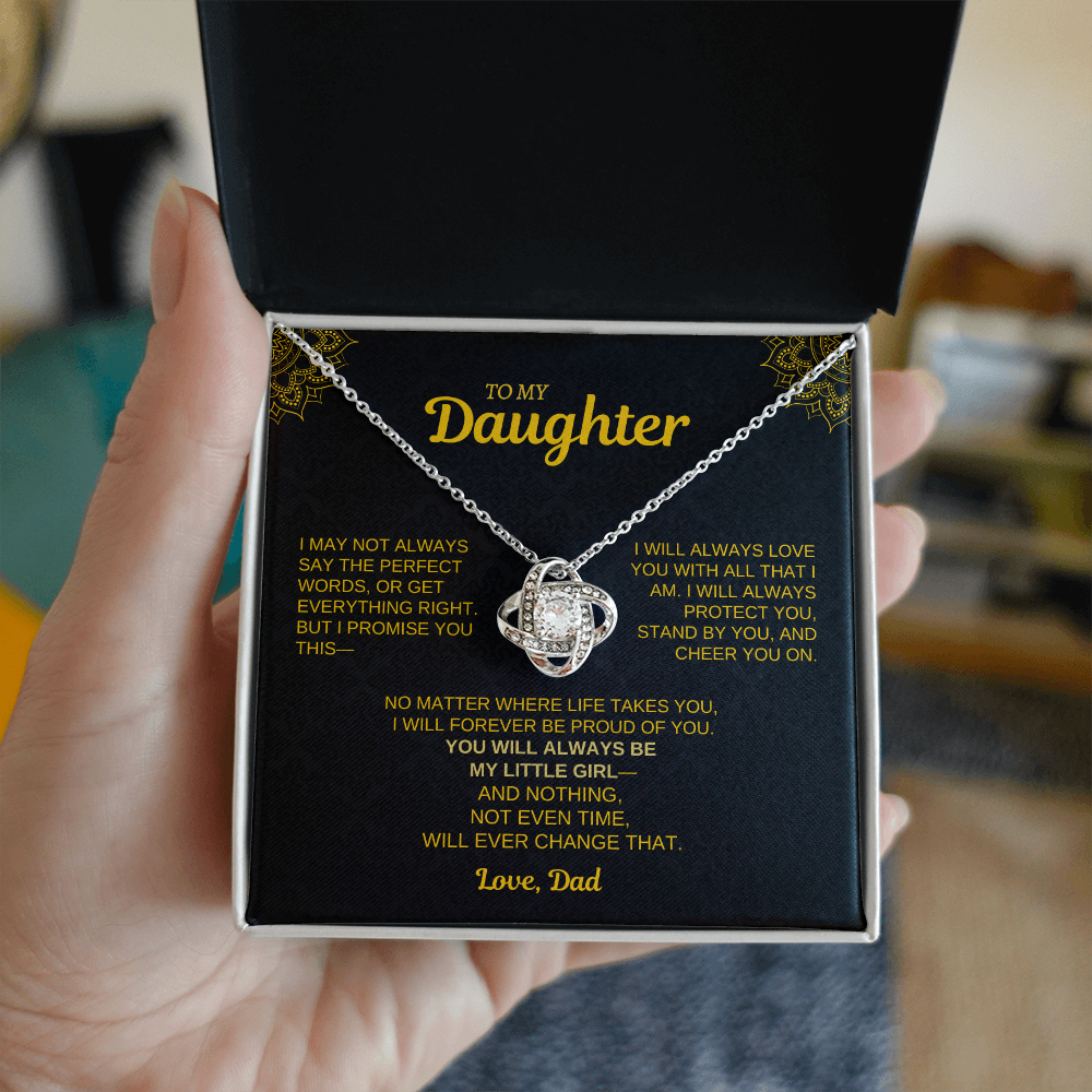 To My Daughter – Forever Love Necklace from Dad