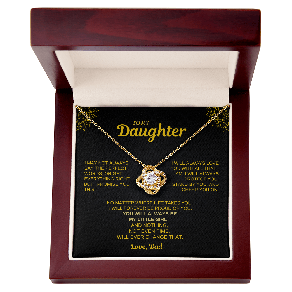 To My Daughter – Forever Love Necklace from Dad