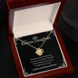 To My Badass Daughter | Love Knot Necklace