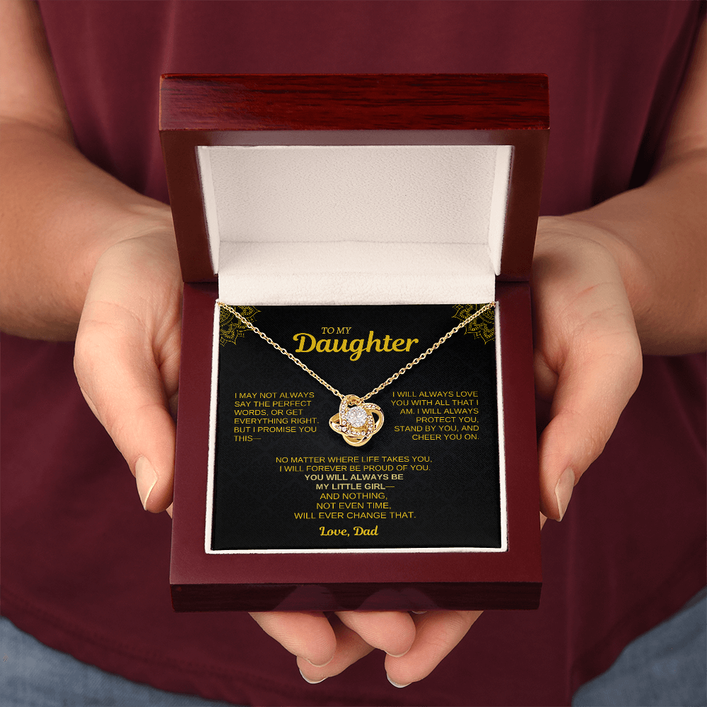 To My Daughter – Forever Love Necklace from Dad