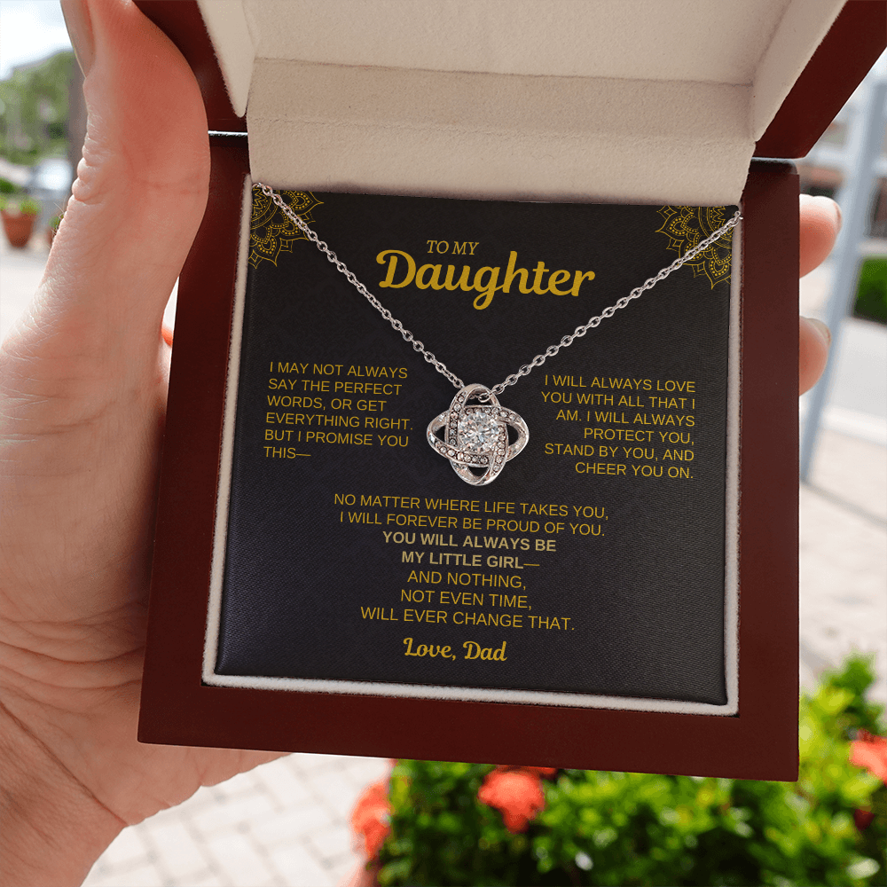 To My Daughter – Forever Love Necklace from Dad