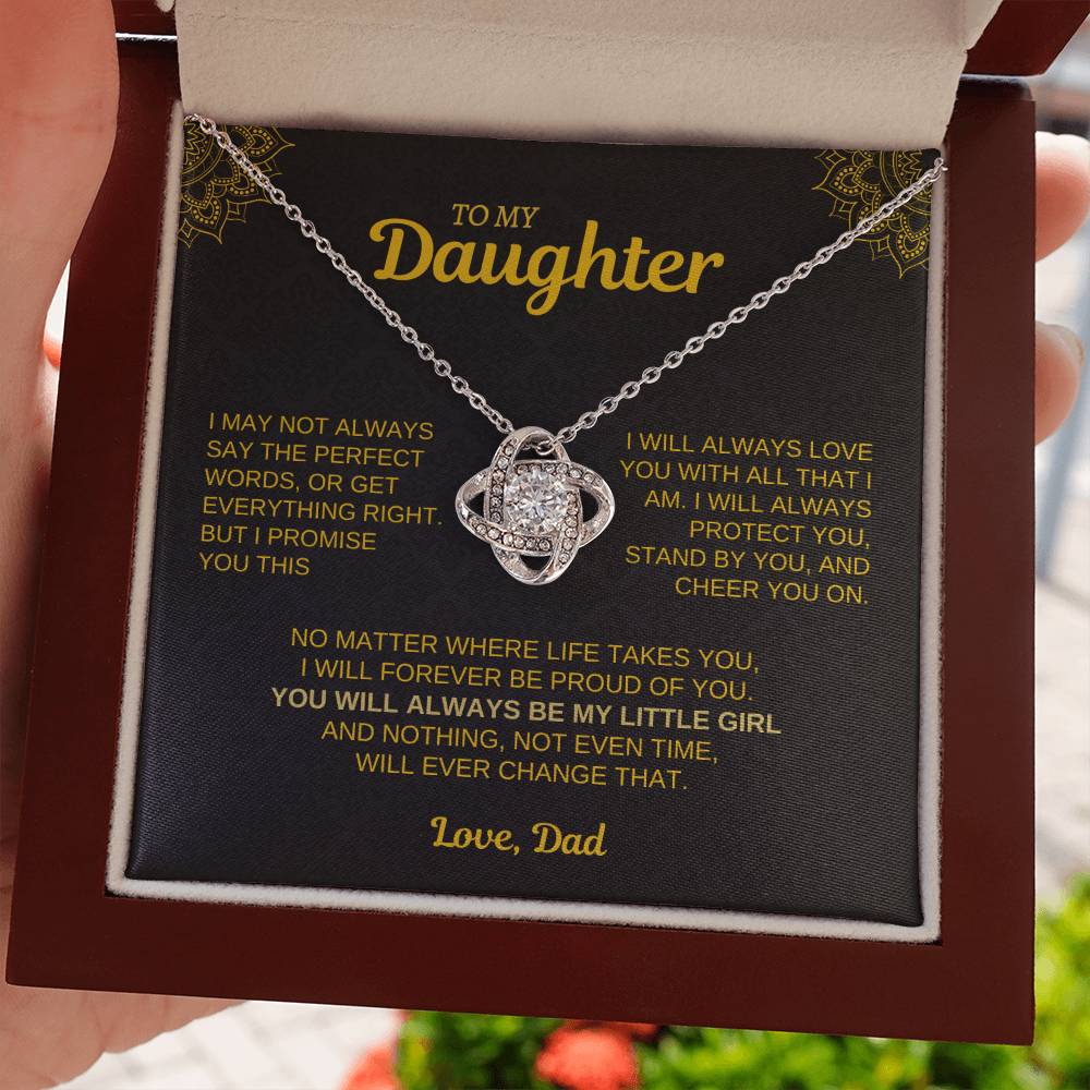 To My Daughter – Forever Love Necklace from Dad