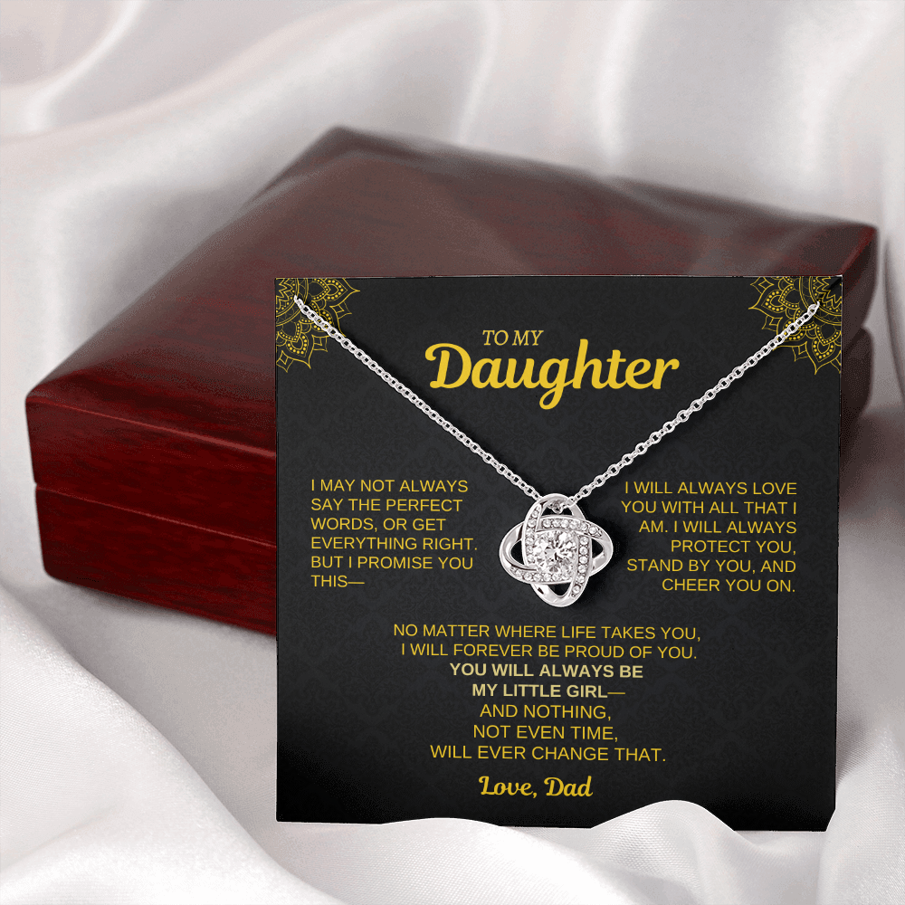 To My Daughter – Forever Love Necklace from Dad