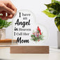 3D Night Light, Red Memorial Cardinal Gift, Condolence Gift, Mom In Heaven Christmas Cardinal Memorial Gifts, Christmas Present, Commemorative Decorative Gift, Remembrance Gifts (Mom),Christmas Gift
