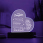 Heart Shaped 3D Night Light, Daughter's Gift, Bedroom/Bedside Decoration, Atmosphere Night Light