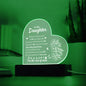 Heart Shaped 3D Night Light, Daughter's Gift, Bedroom/Bedside Decoration, Atmosphere Night Light