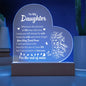 Heart Shaped 3D Night Light, Daughter's Gift, Bedroom/Bedside Decoration, Atmosphere Night Light