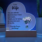 Gifts for Wife, I Love You, 3D LED Night Light, Romantic Bedroom Decor from Husband, Wedding, Birthday, Valentine's Day, Christmas, Anniversary Present