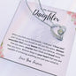 To My Amazing Daughter | Forever Love Necklace