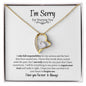 I'm sorry for hurting you | Forever Love Necklace