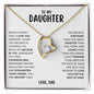 To My Daughter | Forever Love Necklace