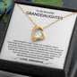 To My Beautiful Granddaughter | Love Grandma | Forever Love Necklace