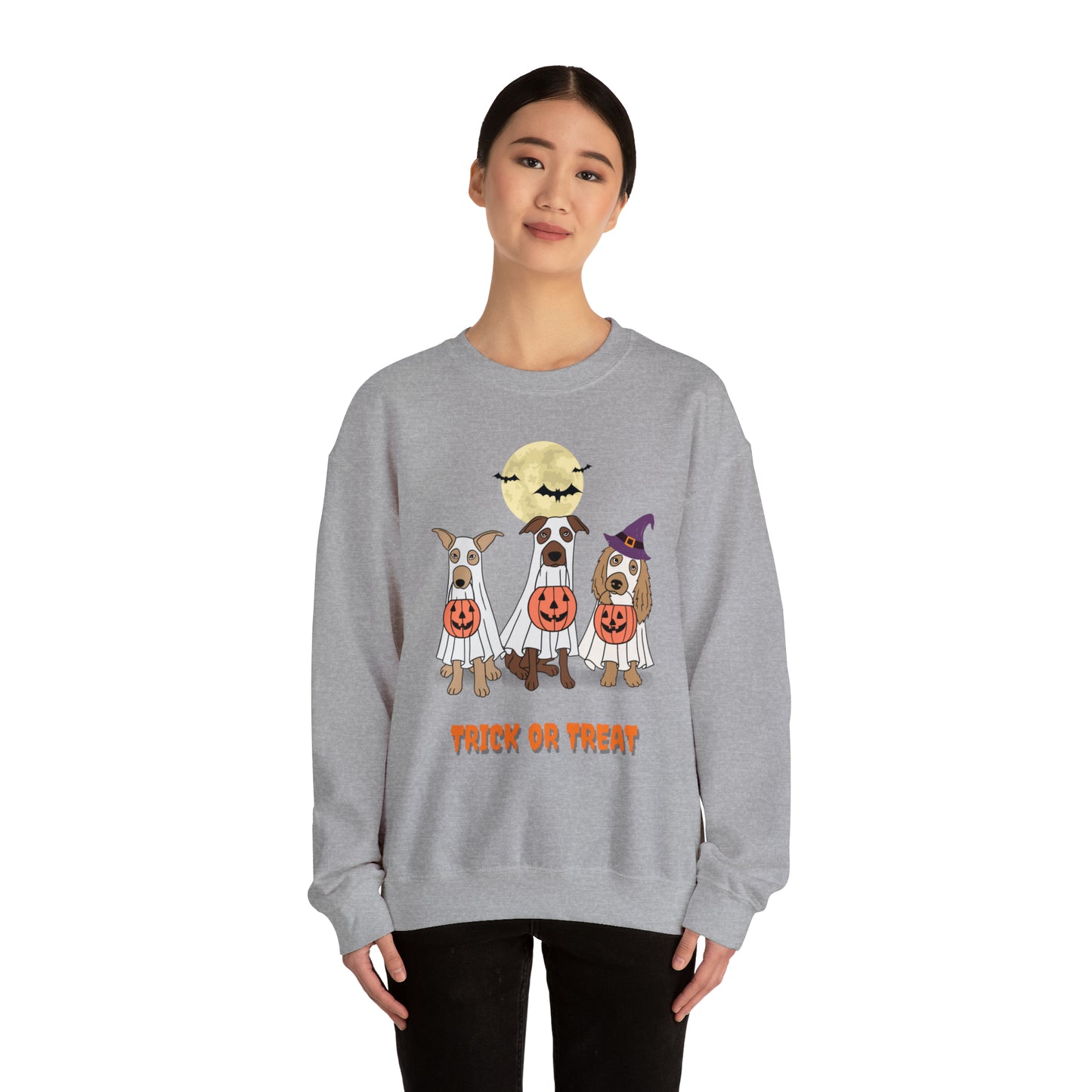 Halloween unisex dog lover sweatshirt