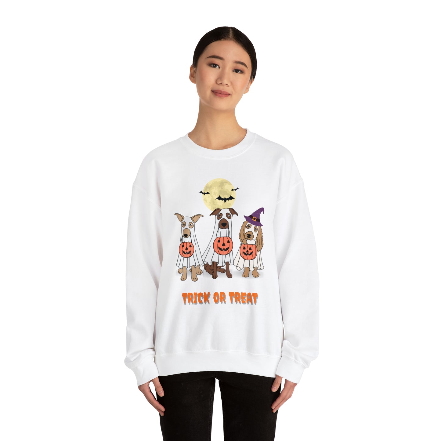 Halloween unisex dog lover sweatshirt