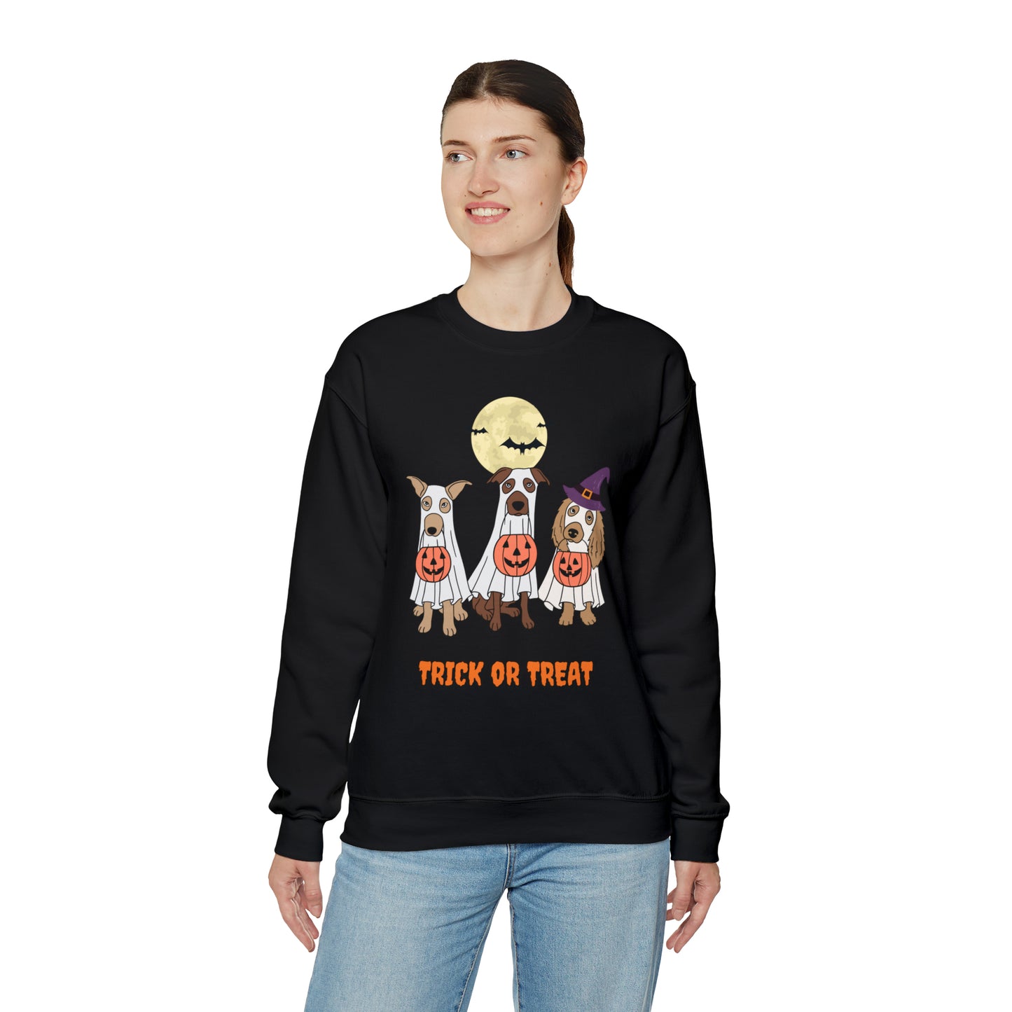 Halloween unisex dog lover sweatshirt