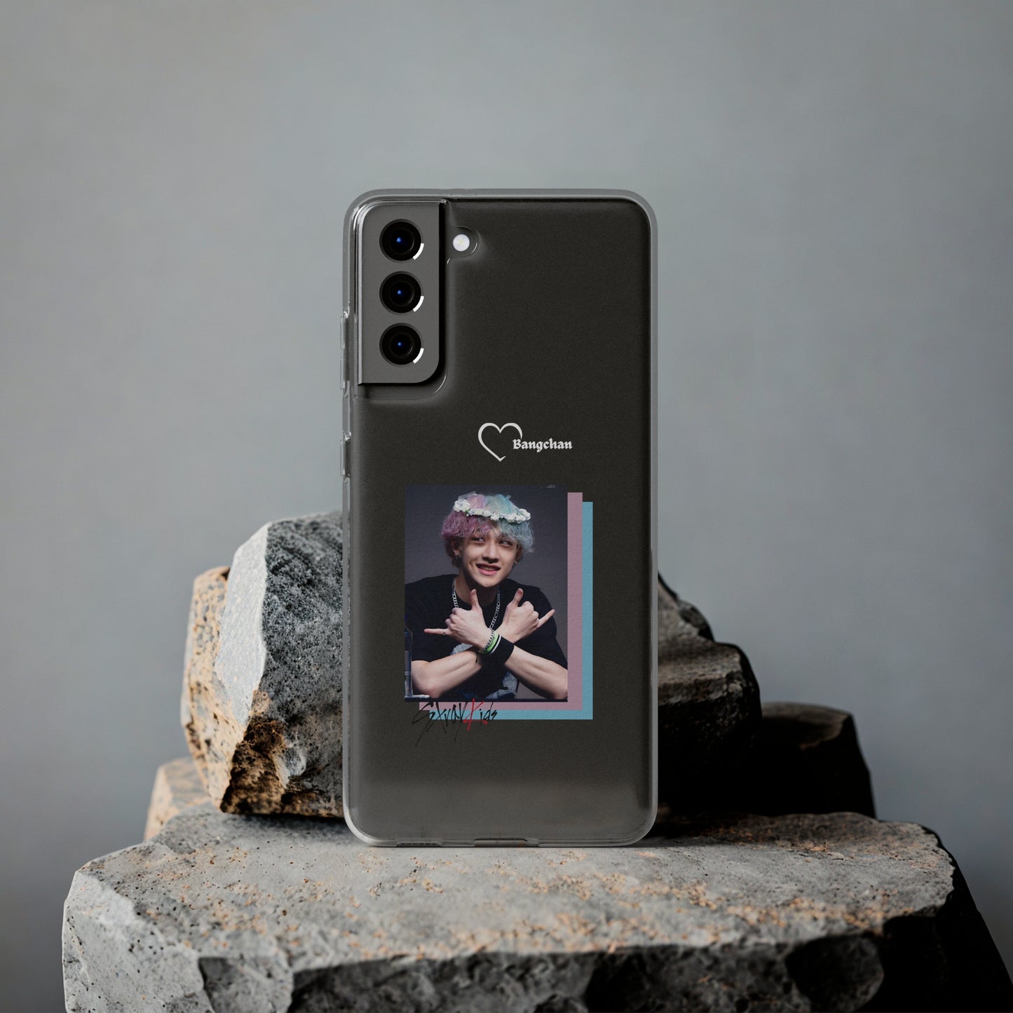 Straykids Bangchan clear phone case