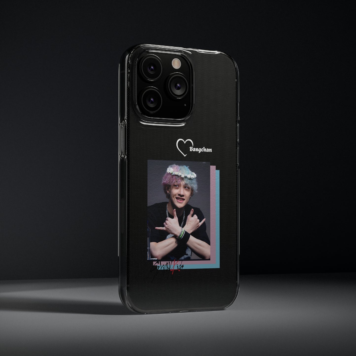 Straykids Bangchan clear phone case