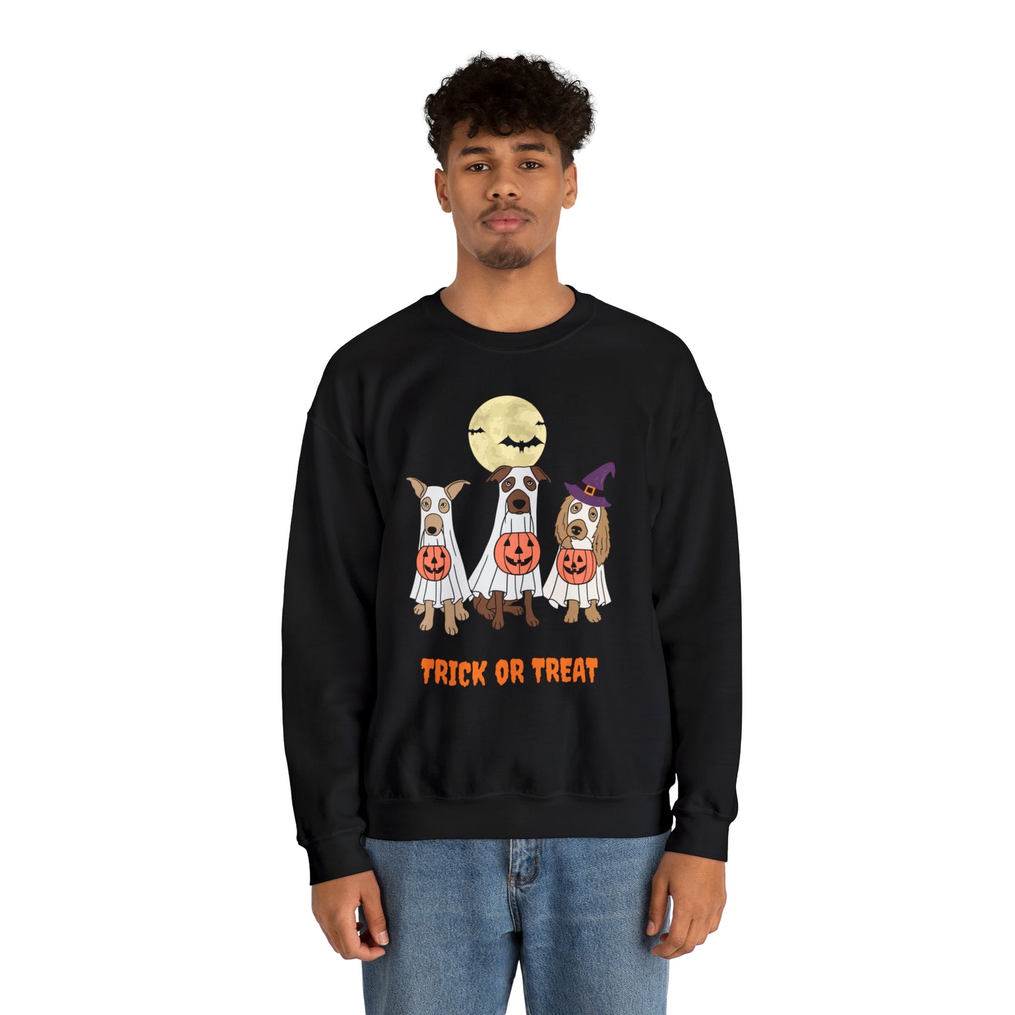 Halloween unisex dog lover sweatshirt