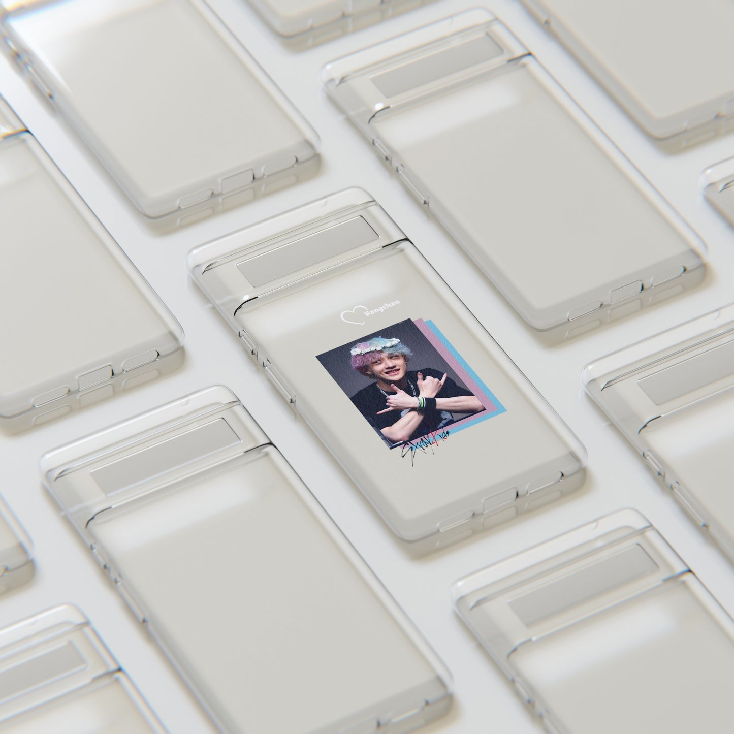 Straykids Bangchan clear phone case