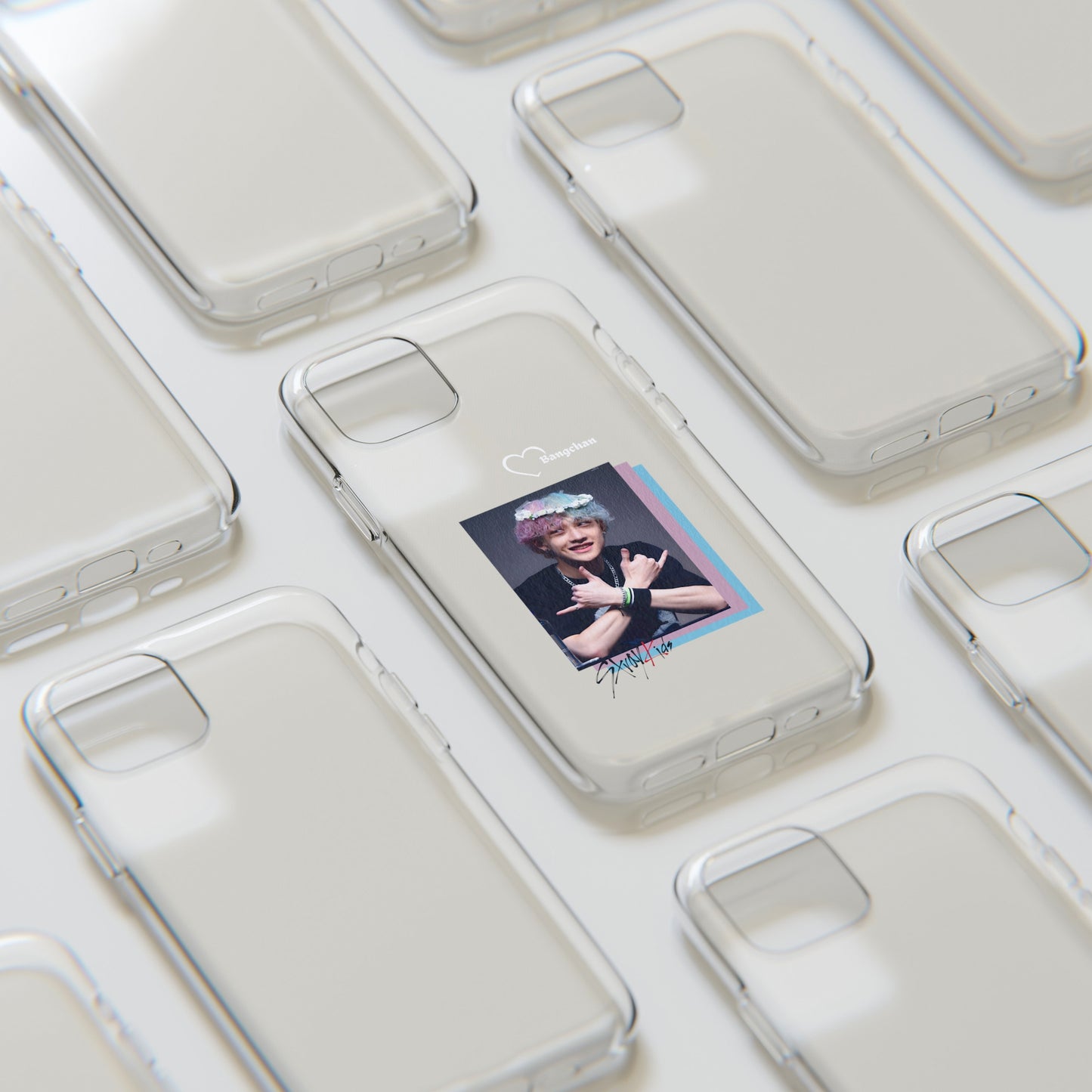 Straykids Bangchan clear phone case