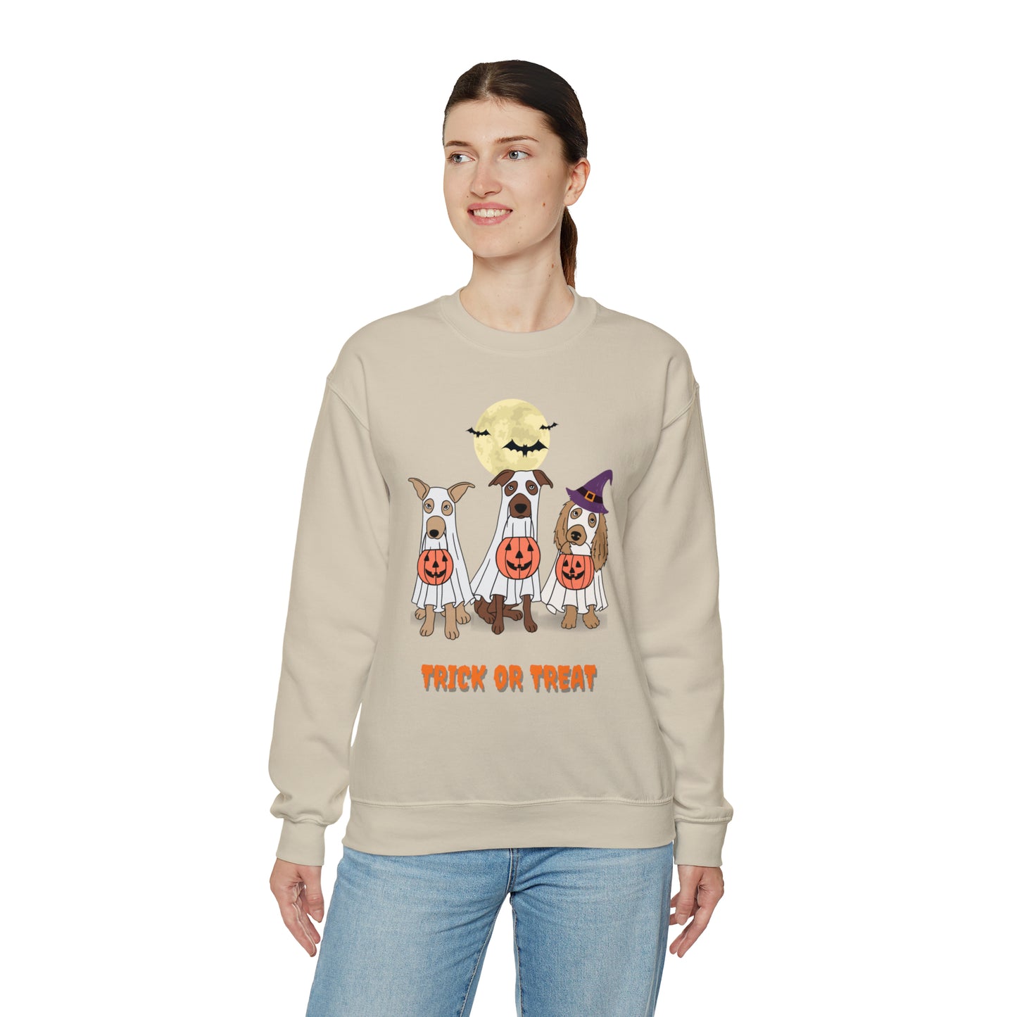 Halloween unisex dog lover sweatshirt