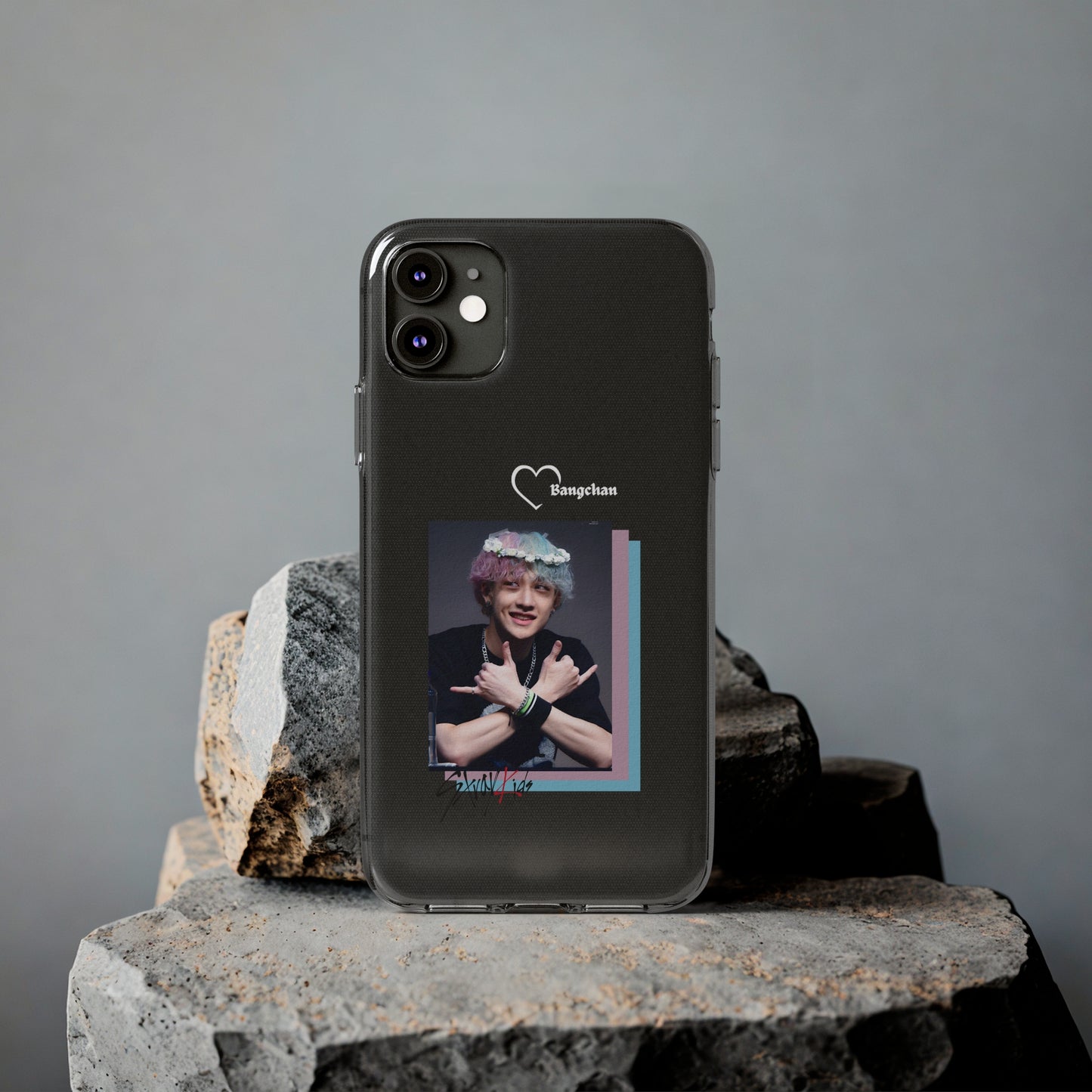 Straykids Bangchan clear phone case