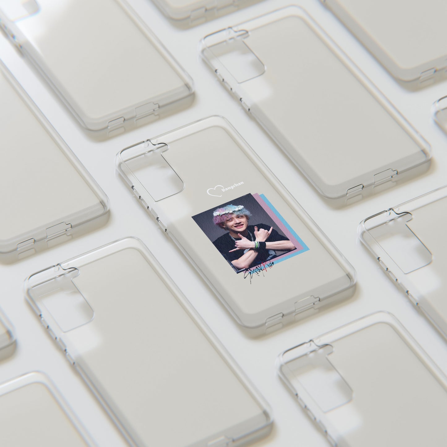 Straykids Bangchan clear phone case