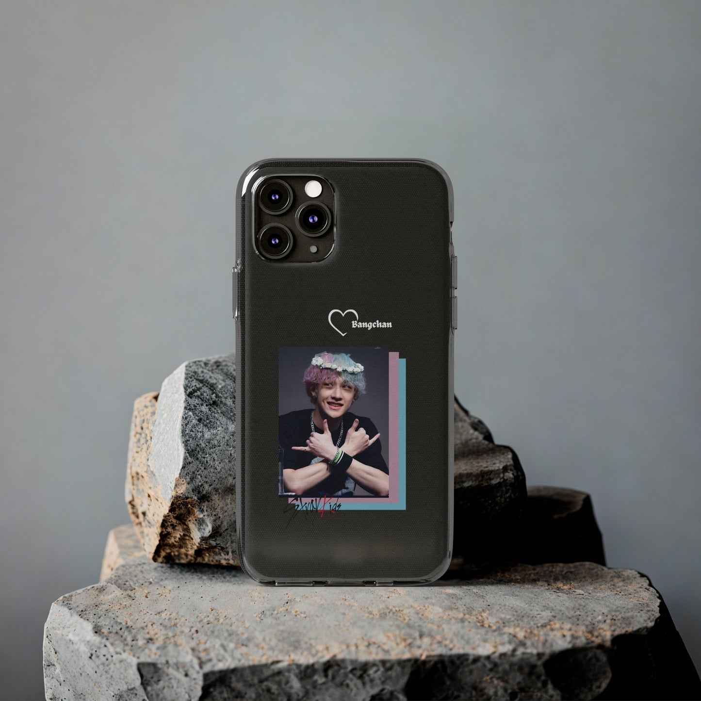 Straykids Bangchan clear phone case