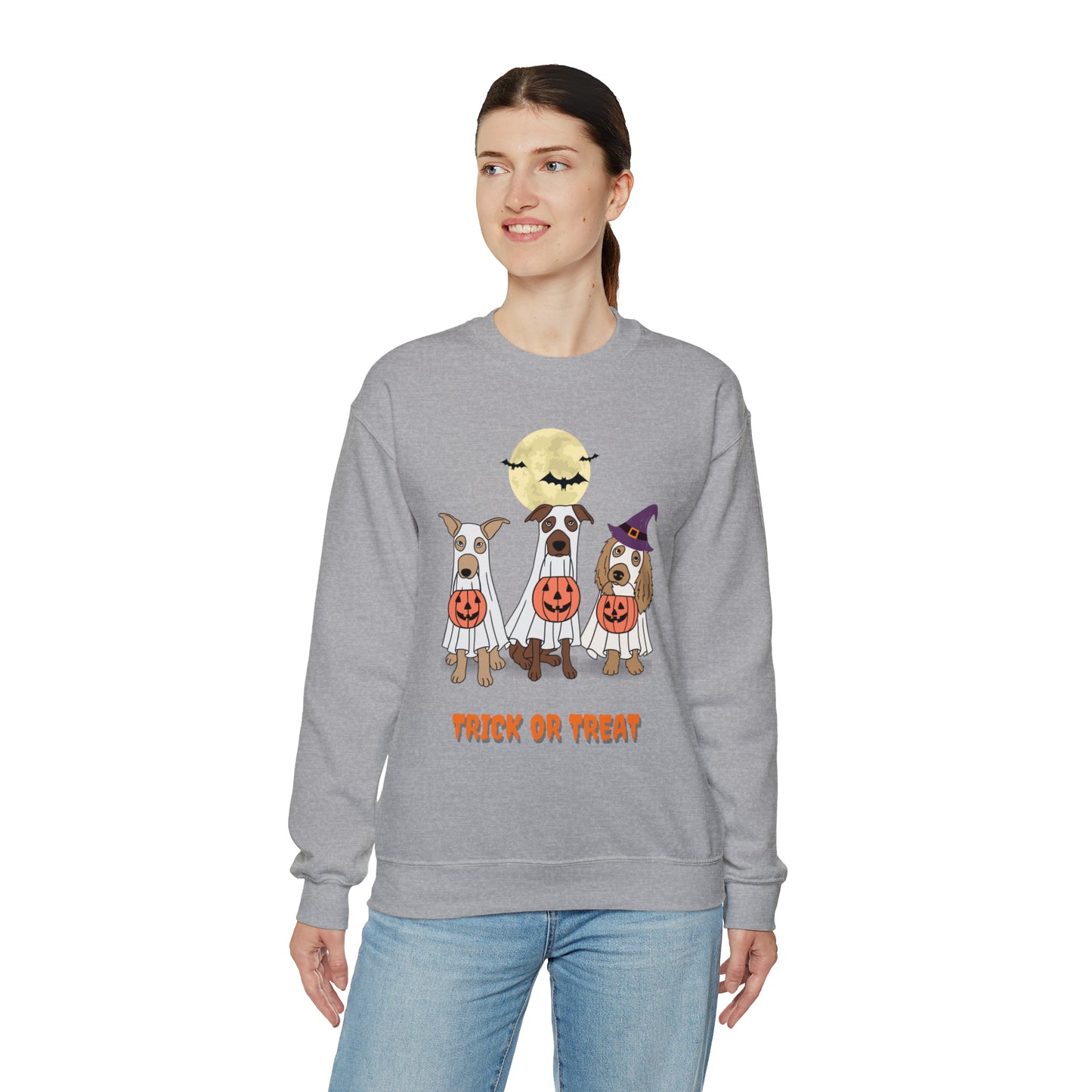 Halloween unisex dog lover sweatshirt