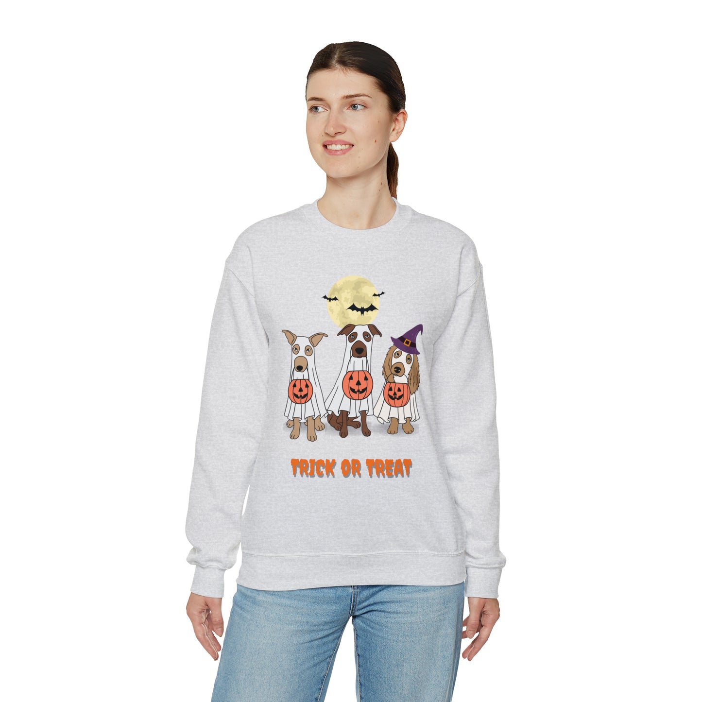 Halloween unisex dog lover sweatshirt