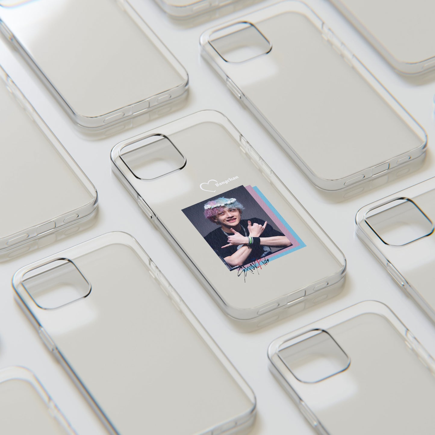 Straykids Bangchan clear phone case