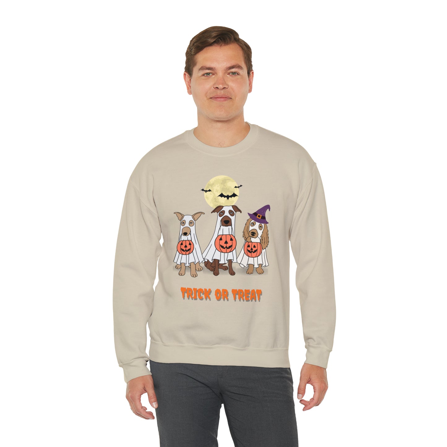 Halloween unisex dog lover sweatshirt