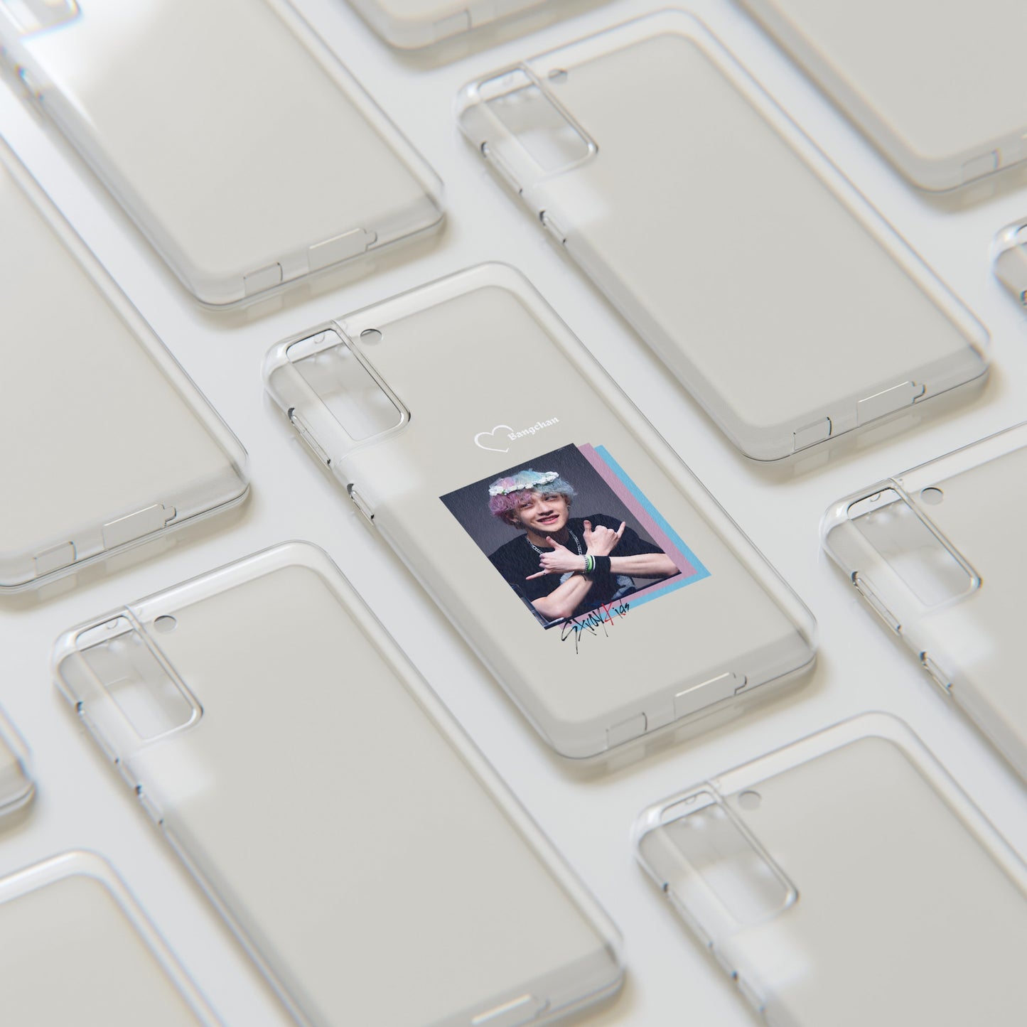 Straykids Bangchan clear phone case