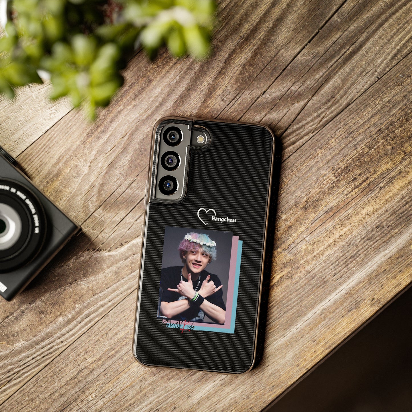 Straykids Bangchan clear phone case