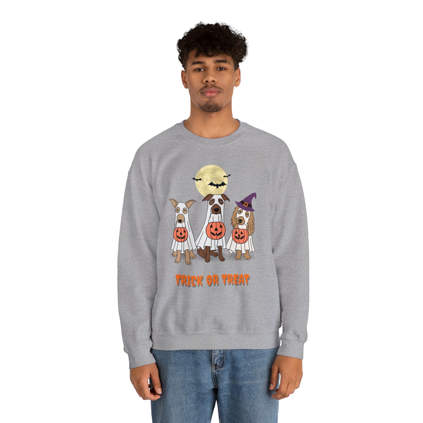 Halloween unisex dog lover sweatshirt