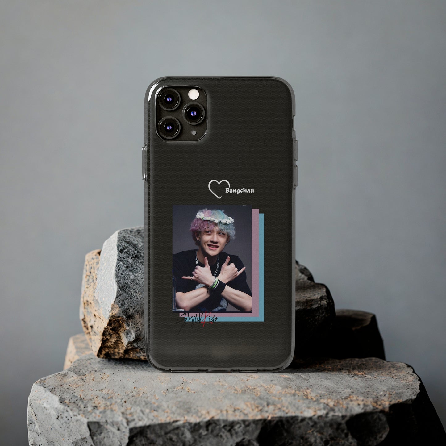 Straykids Bangchan clear phone case